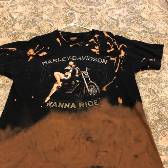 Vintage Harley Davidson one of a kind t shirt - Picture 2 of 5
